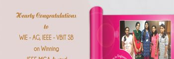 “WIE Student Branch Affinity Group of the Year Award”